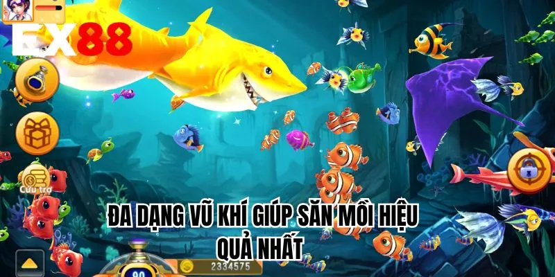 Đa dạng vũ khí giúp săn mồi hiệu quả nhất